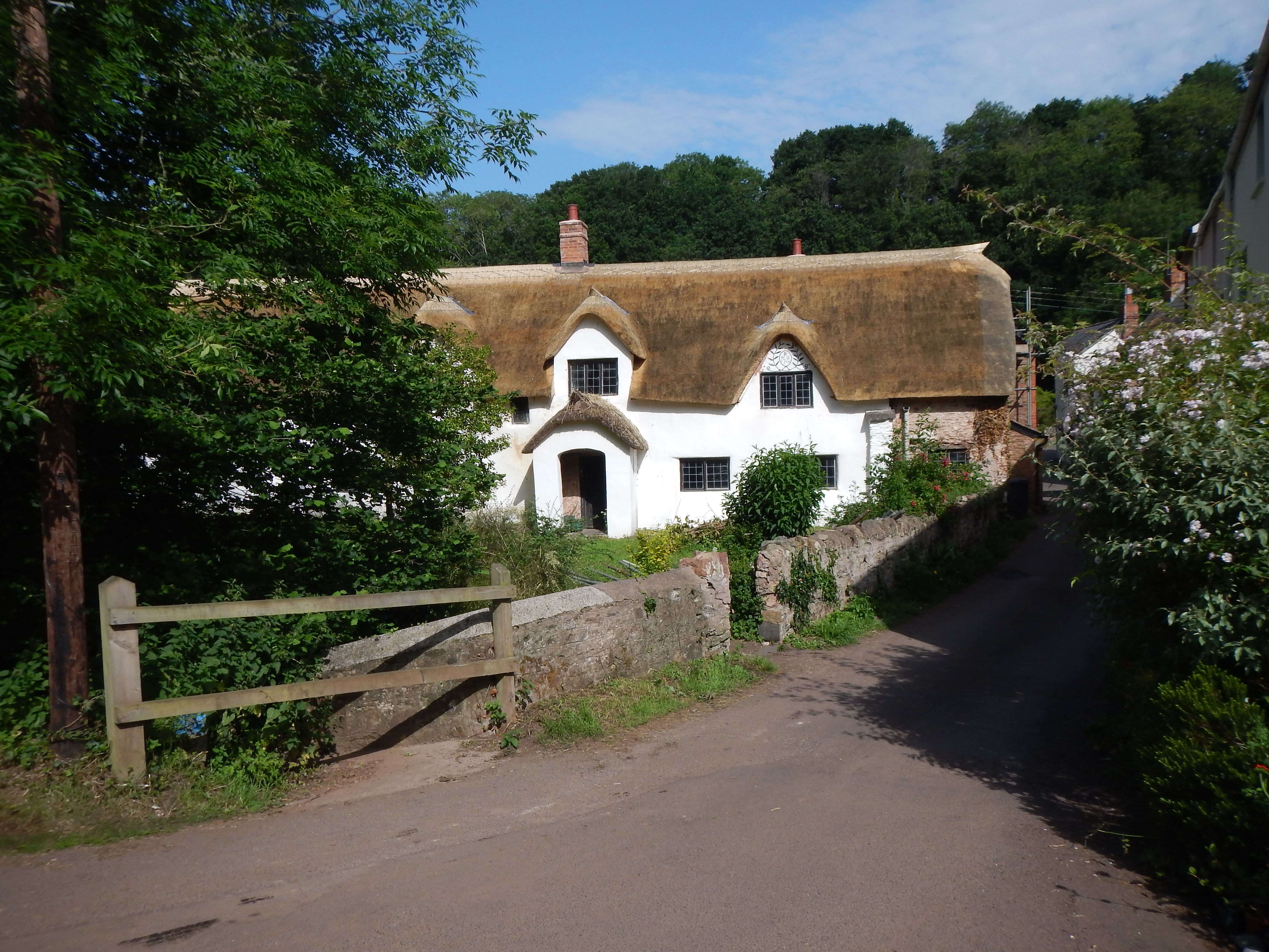 Thatched cottages in Roadwater.